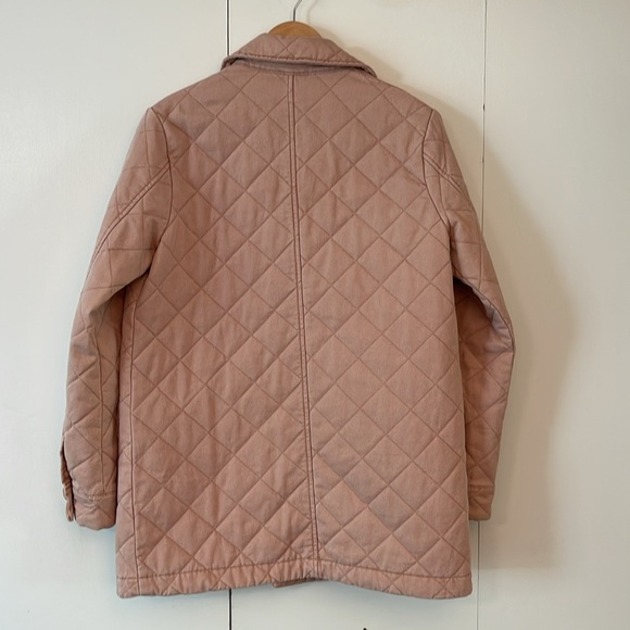 Joie Quilted Jacket Womens Small/Petite Dusty Rose Pink - Picture 4 of 8